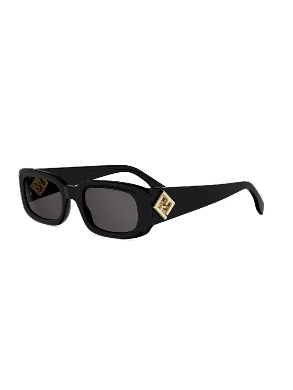 New FENDI Women's Sunglasses Acetate Frame FF DIAMONDS FE40222I 01A 52 Black